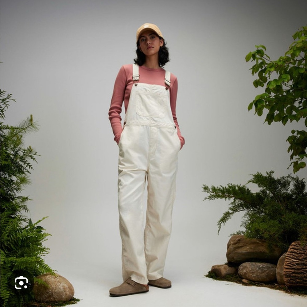 Alpine Design Women's White Overalls